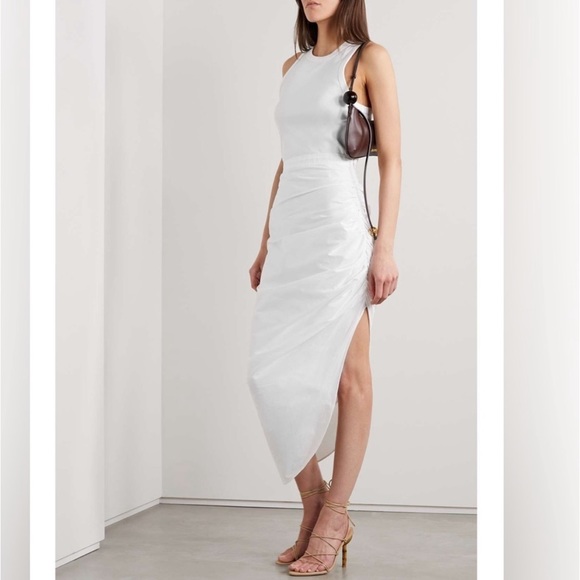 VERONICA BEARD Finca Ruched Dress - Picture 2 of 15